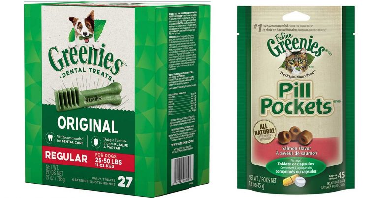 Veterinary channel Greenies are available from Covetrus