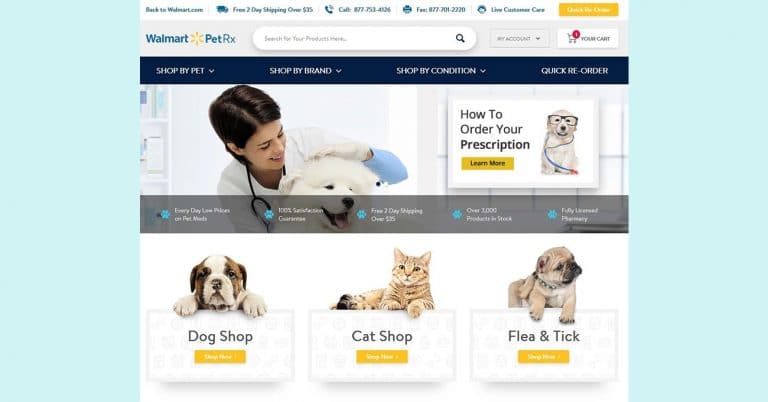 Walmart plans to open dozens of veterinary clinics