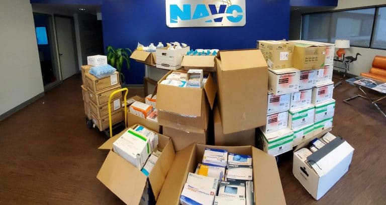 NAVC Donates Urgent Medical Supplies