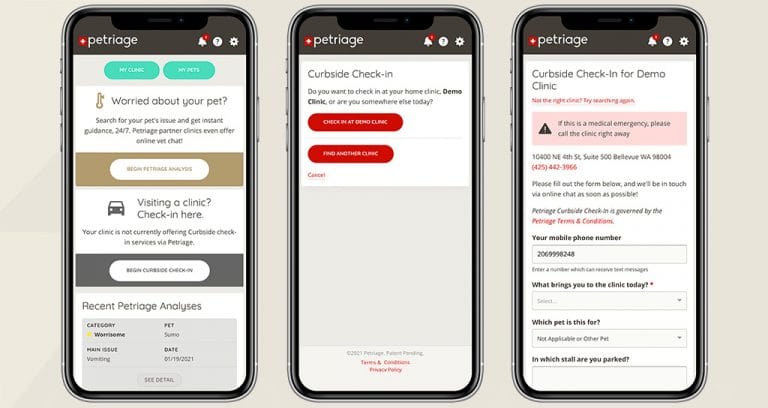 Petriage App Offers Curbside, Advice Options